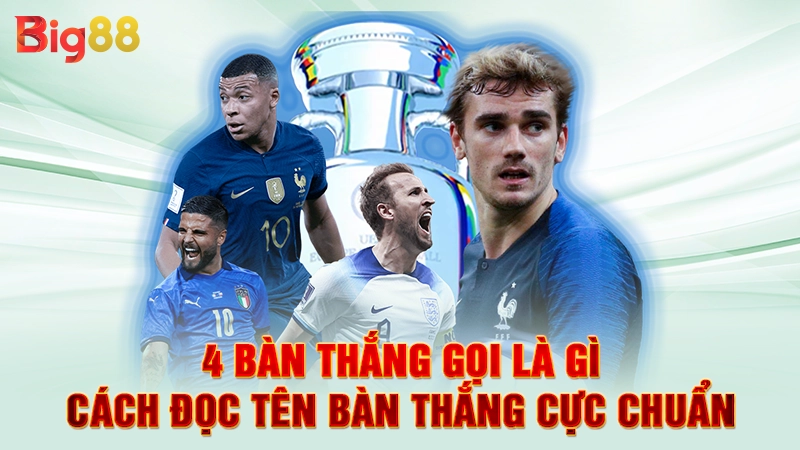4 Bàn Thắng Gọi Là Gì - Cách Đọc Tên Bàn Thắng Cực Chuẩn