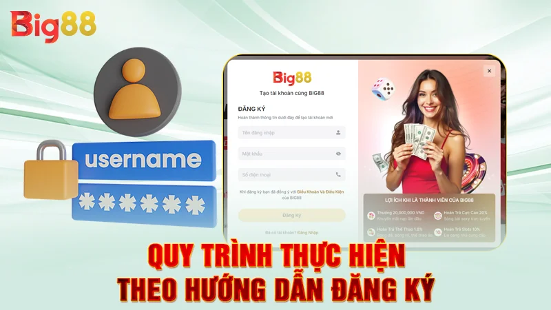 Quy trình thực hiện theo hướng dẫn đăng ký