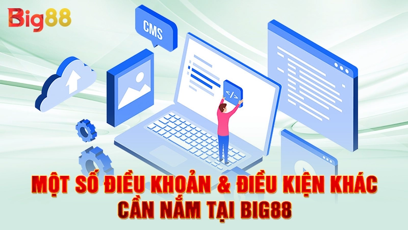 Một số điều khoản & điều kiện khác cần nắm tại Big88