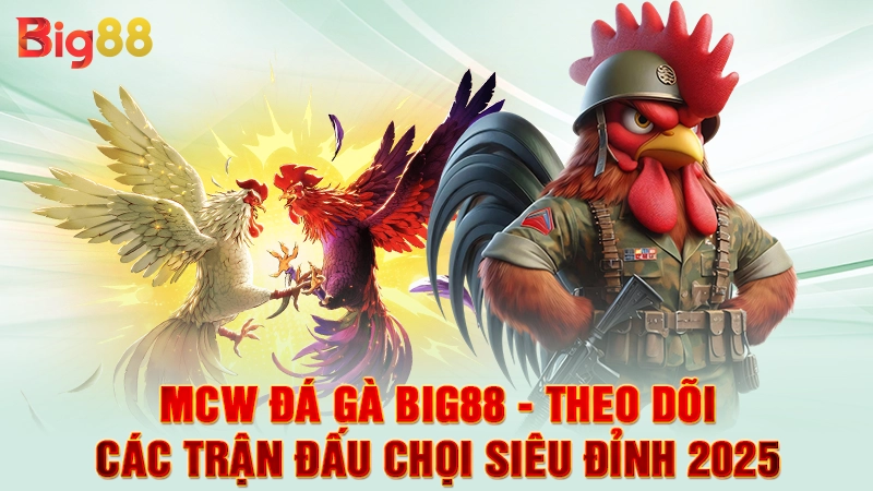 Mcw Đá Gà Big88 - Theo Dõi Các Trận Đấu Chọi Siêu Đỉnh 2025