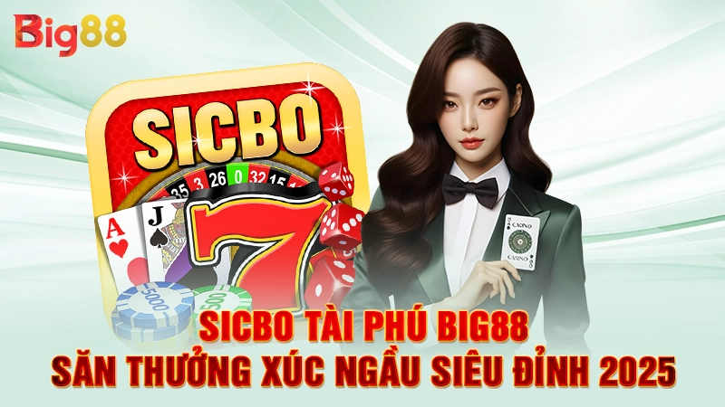 Sicbo Tài Phú Big88 - Săn Thưởng Xúc Ngầu Siêu Đỉnh 2025